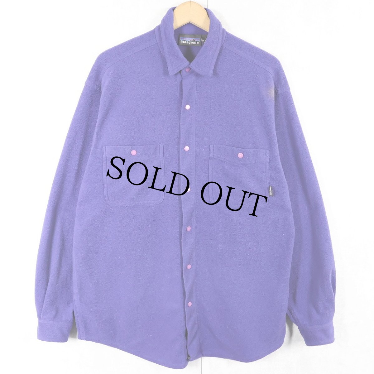 画像1: 90's Patagonia USA製 スナップボタン フリースシャツ M (1)