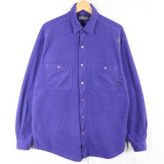 画像1: 90's Patagonia USA製 スナップボタン フリースシャツ M (1)