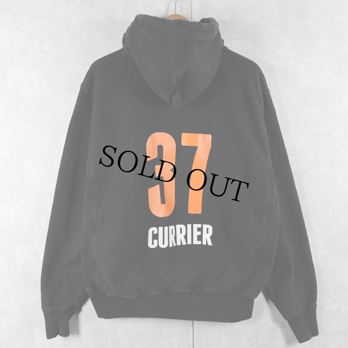 画像2: Champion REVERSE WEAVE "BLACKBIRD LACROSSE" プリントスウェットフーディー BLACK M (2)