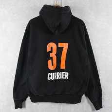 画像2: Champion REVERSE WEAVE "BLACKBIRD LACROSSE" プリントスウェットフーディー BLACK M (2)