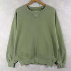 画像1: 90's RUSSELL ATHLETIC USA製 "HIGH COTTON" 前V スウェット M (1)