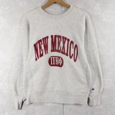 画像1: 90's Champion REVERSE WEAVE USA製 "NEW MEXICO" プリントスウェット M (1)