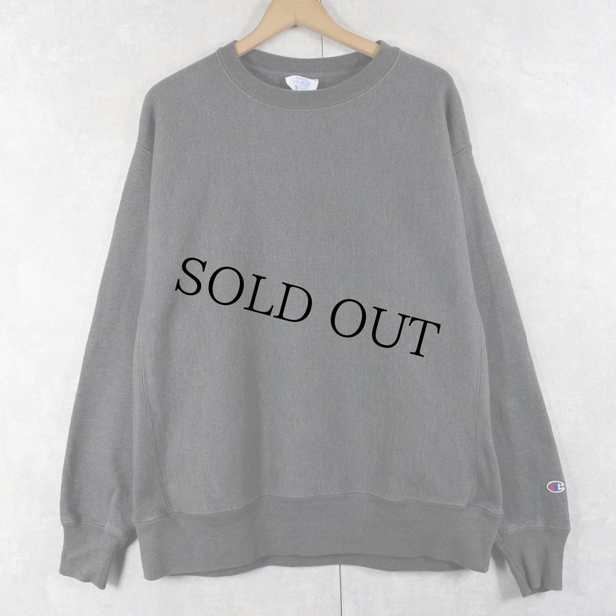 画像1: Champion REVERSE WEAVE 目無し スウェット L (1)