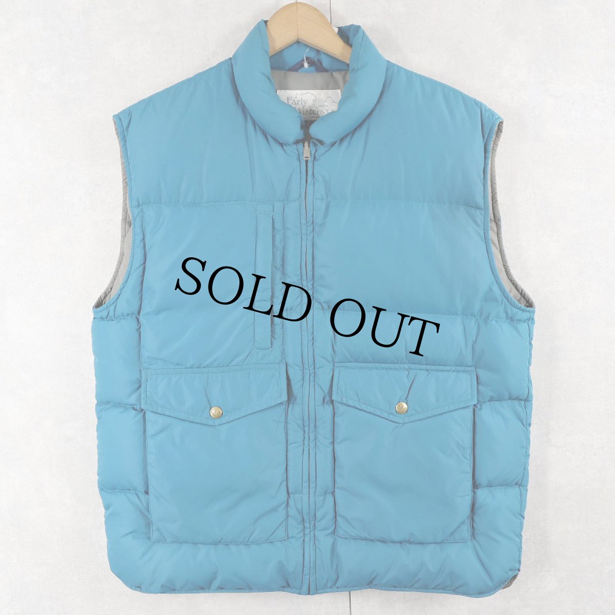 画像1: 90's Early Winters ナイロンダウンベスト L (1)