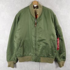 画像1: 民間品 ALPHA INDUSTRIES "MA-1 TYPE" フライトジャケット 2XL (1)
