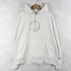 画像1: Champion REVERSE WEAVE "LOVE GOD. LOVE PEOPLE..." プリントスウェットフーディー XL (1)