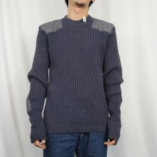 画像2: 80〜90's L.L.Bean ENGLAND製 コマンドセーター NAVY L (2)