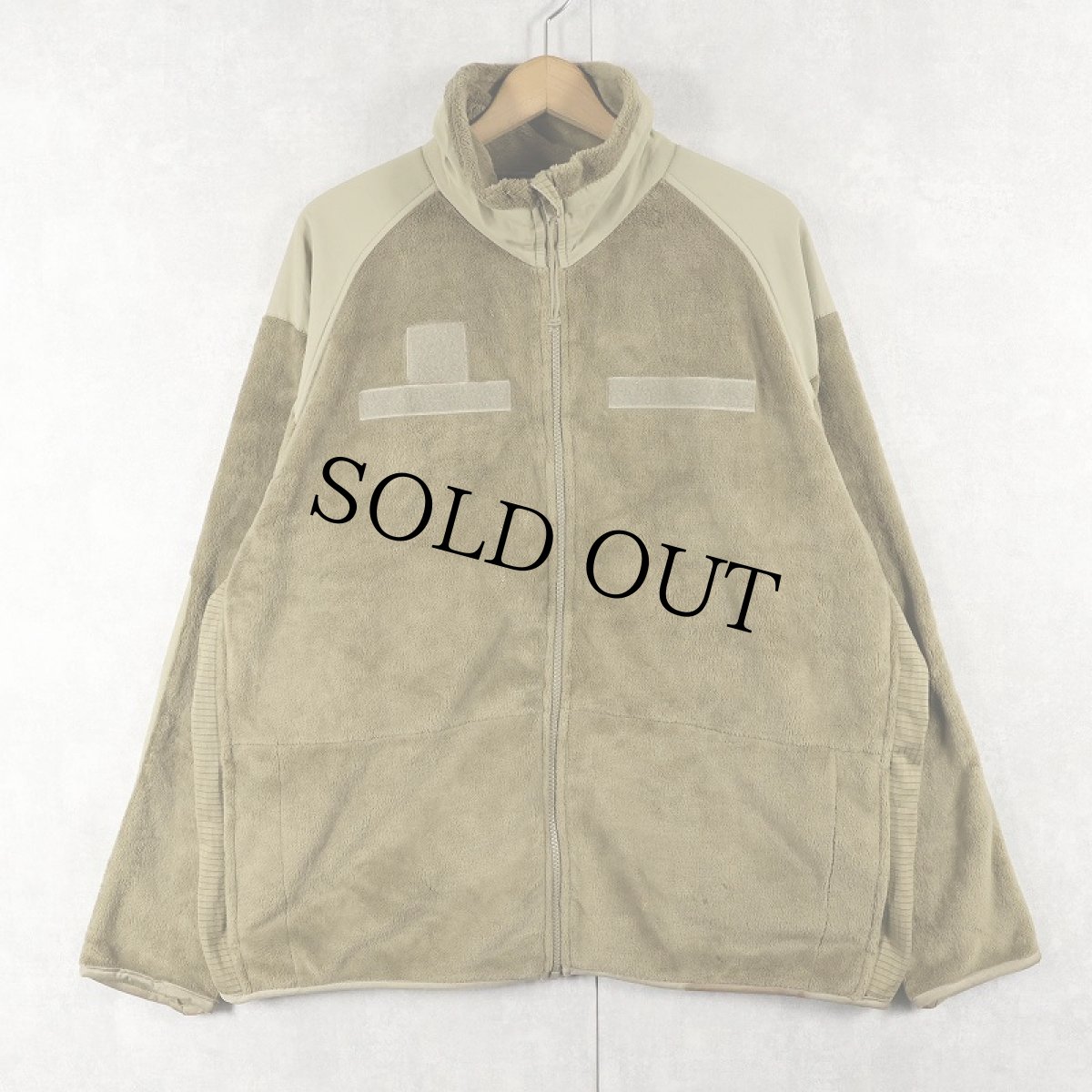 画像1: 民間品 U.S.MILITARY ECWCS GEN3 Cold Weather コヨーテフリースジャケット LARGE-REGULAR (1)