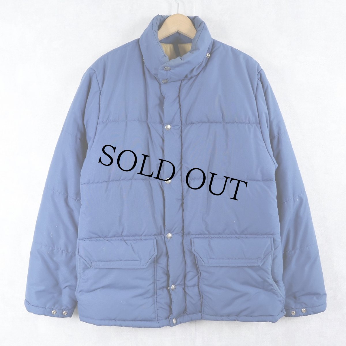 画像1: 70's THE NORTH FACE 茶タグ ポリエステルダウンジャケット M (1)