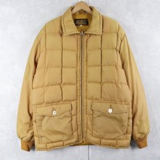 画像1: 70〜80's Eddie Bauer キルティンググースダウンジャケット M (1)
