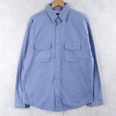 画像1: 70〜80's FIVE BROTHER USA製 シャモアクロスシャツ L  (1)