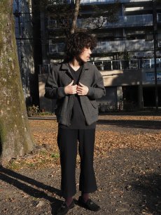 画像2: 40's〜 THE C.E. WARD co サイドライン ウールセレモニーパンツ NAVY W26 (2)