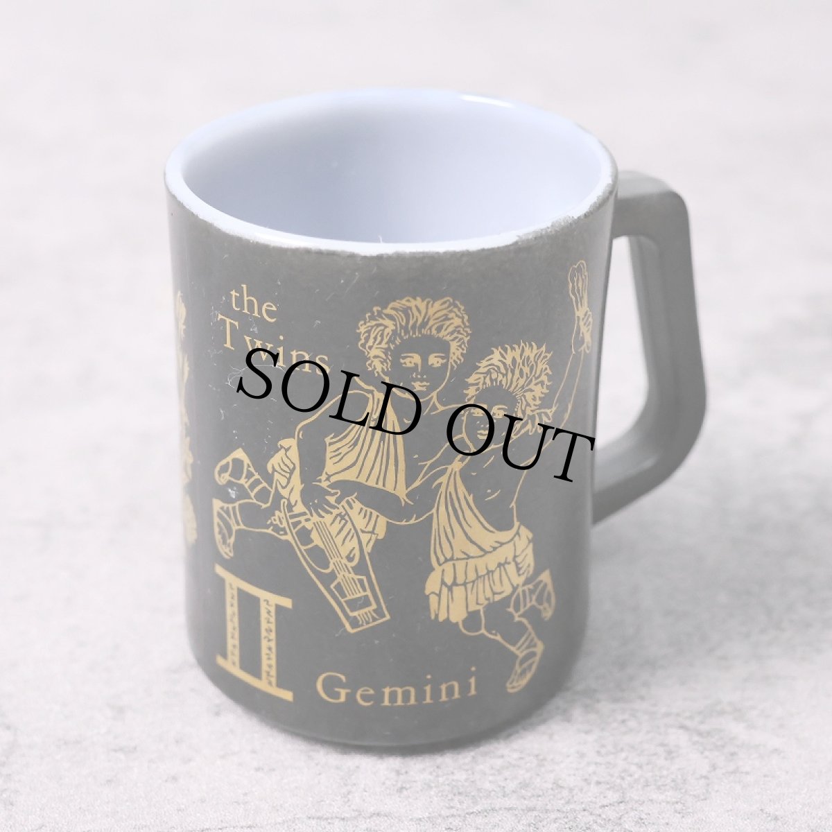 画像1: 60〜70's FEDERAL "Gemini" 星座柄 マグカップ  (1)