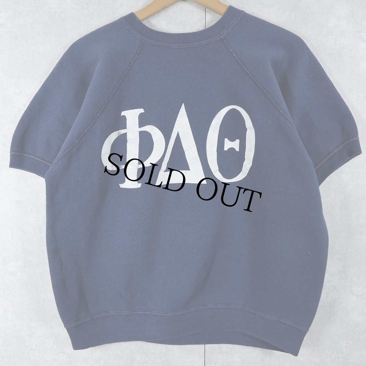 画像3: 60's FSSC "PHI DELTA THETA" 半袖スウェット NAVY  (3)