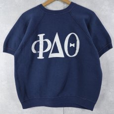 画像1: 60's FSSC "PHI DELTA THETA" 半袖スウェット NAVY  (1)