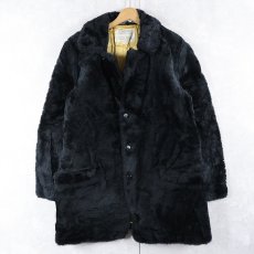 画像3: 60〜70's BRENT フェイクファーコート BLACK SIZE18 (3)