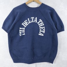 画像2: 60's FSSC "PHI DELTA THETA" 半袖スウェット NAVY  (2)