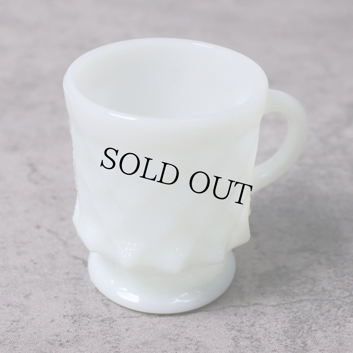 画像1: 60〜70's  Fire-King USA製 キンバリーマグ WHITE (1)