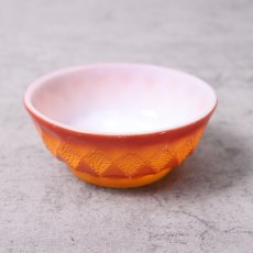 画像1: 60's Fire-King USA製 キンバリー シリアルボウル ORANGE (1)