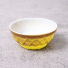 画像1: 60's Fire-King USA製 キンバリー シリアルボウル YELLOW (1)