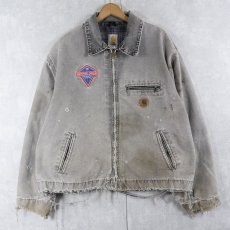 画像1: Carhartt 刺繍入り デトロイトジャケット 2XL REGULAR (1)