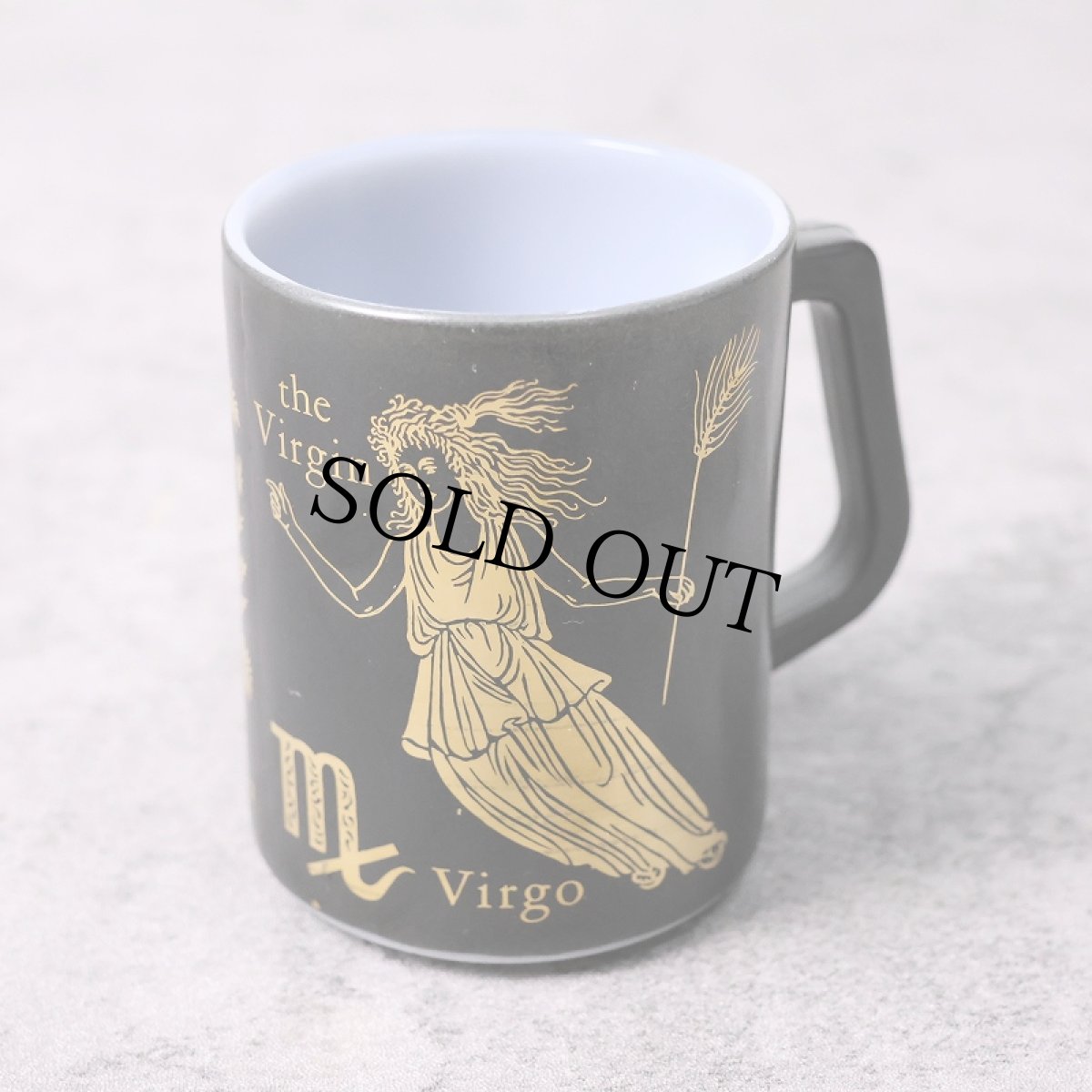 画像1: 60〜70's FEDERAL "Virgo" 星座柄 マグカップ  (1)