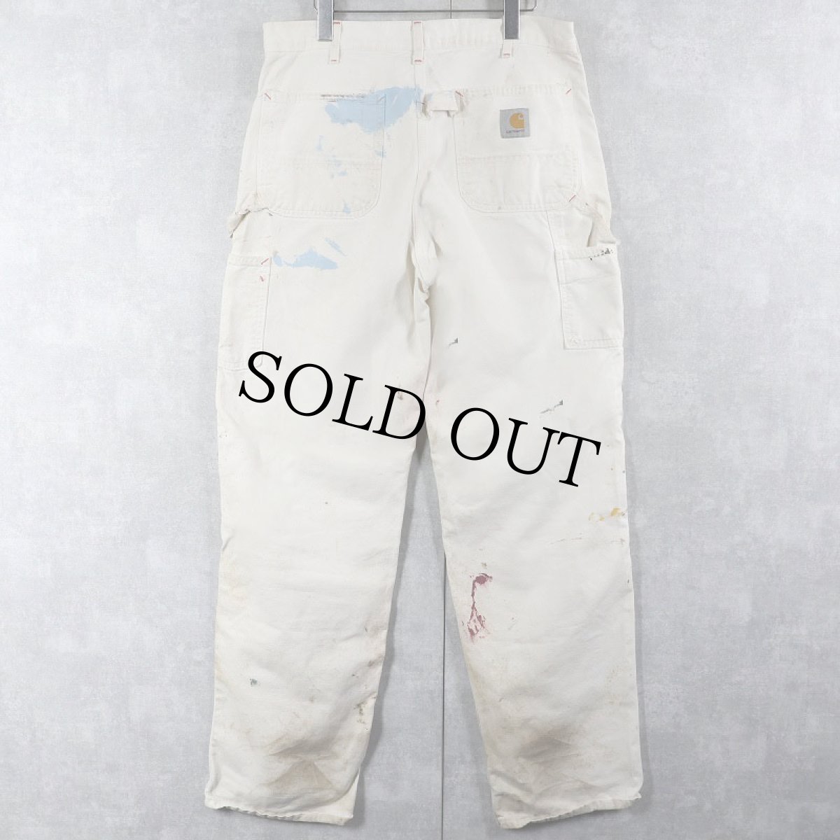 画像1: 90〜2000's Carhartt USA製 ダックペインターパンツ W35 (1)