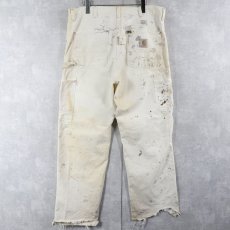 画像1: 80〜90's Carhartt USA製 ダックペインターパンツ W37 (1)