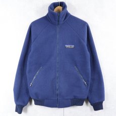 画像1: 80's Patagonia デカタグ フリースジップジャケット NAVY M (1)