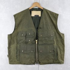 画像1: SCOTLAND製 オイルドベスト XL (1)