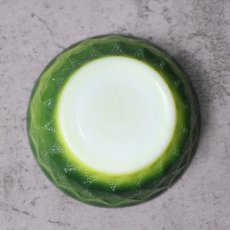 画像2: 60's Fire-King USA製 キンバリー シリアルボウル GREEN (2)