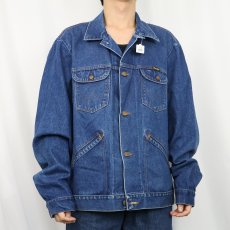 画像2: 80's Wrangler 74136NV USA製 デニムジャケット SIZE50L (2)