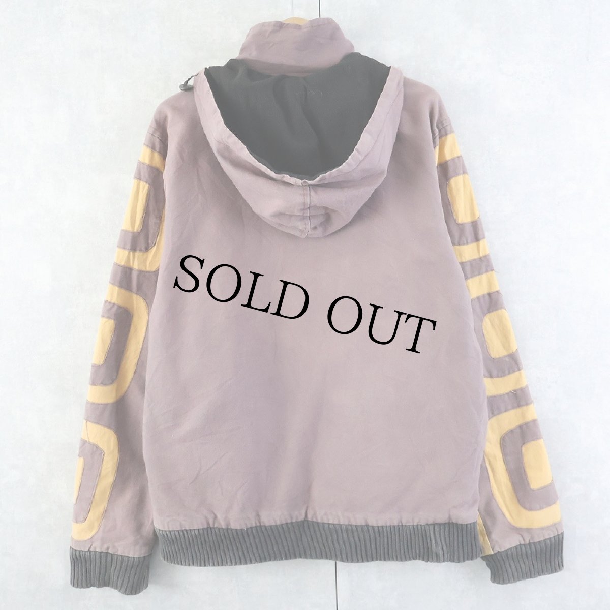 画像2: NEPAL製 デザインコットンジップパーカー L (2)