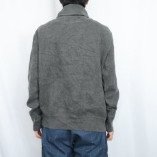 画像3: POLO Ralph Lauren ショールカラー コットンニットセーター L (3)