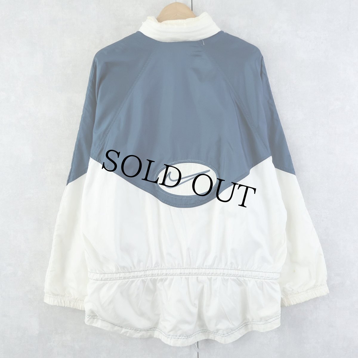 画像2: 90's NIKE 切り替えデザイン ナイロンジャケット L (2)