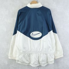 画像2: 90's NIKE 切り替えデザイン ナイロンジャケット L (2)