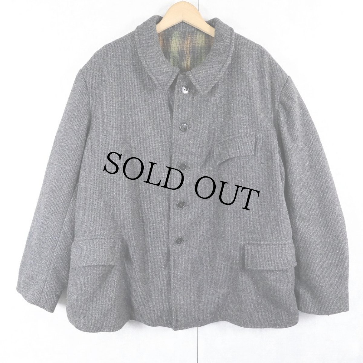 画像1: 50's Pascal FRENCH チェック柄ライナー ファーマーズジャケット (1)