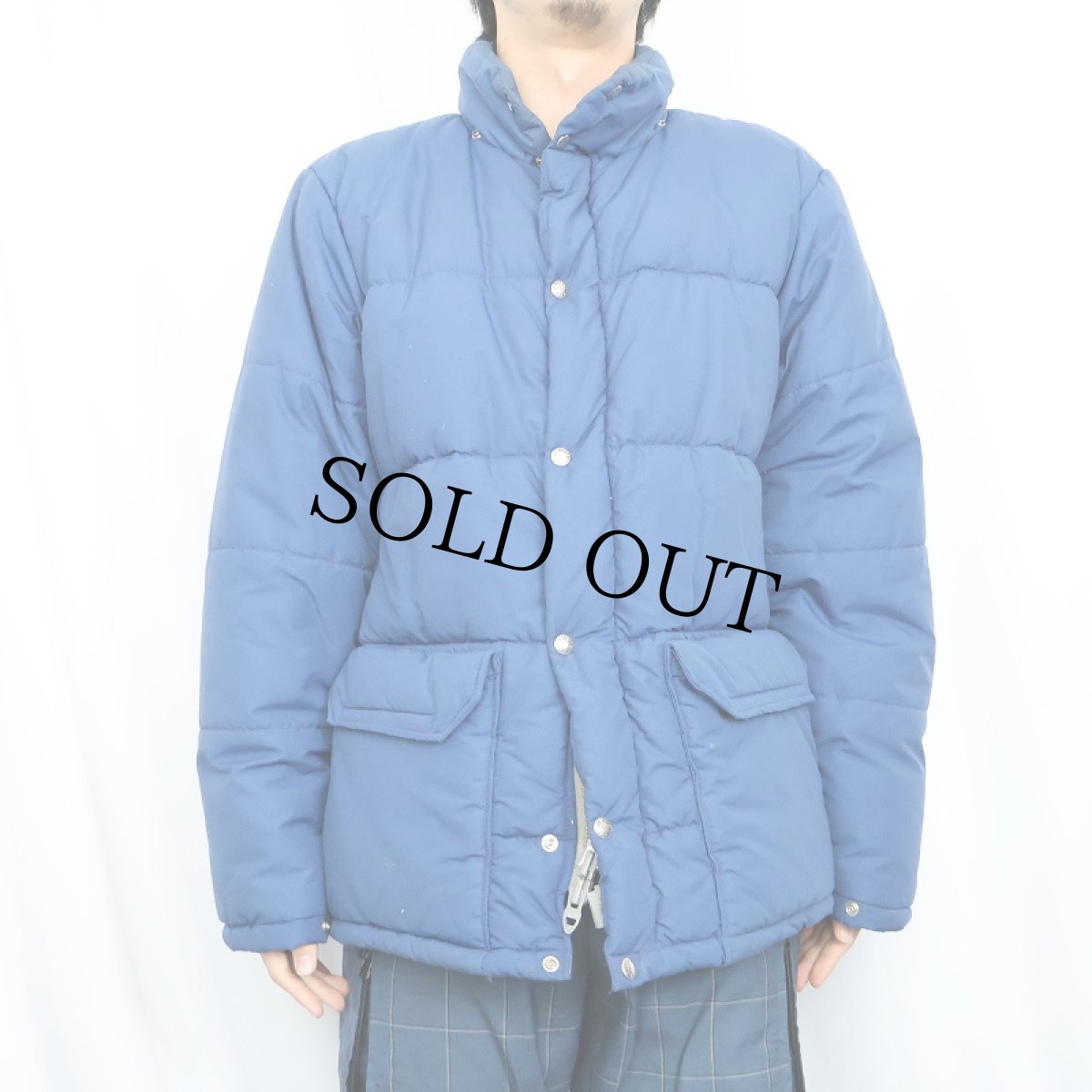 画像2: 70's THE NORTH FACE 茶タグ ポリエステルダウンジャケット M (2)