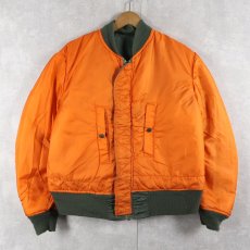画像2: 民間品 ALPHA INDUSTRIES,INC. MA-1 フライトジャケット MEDIUM (2)