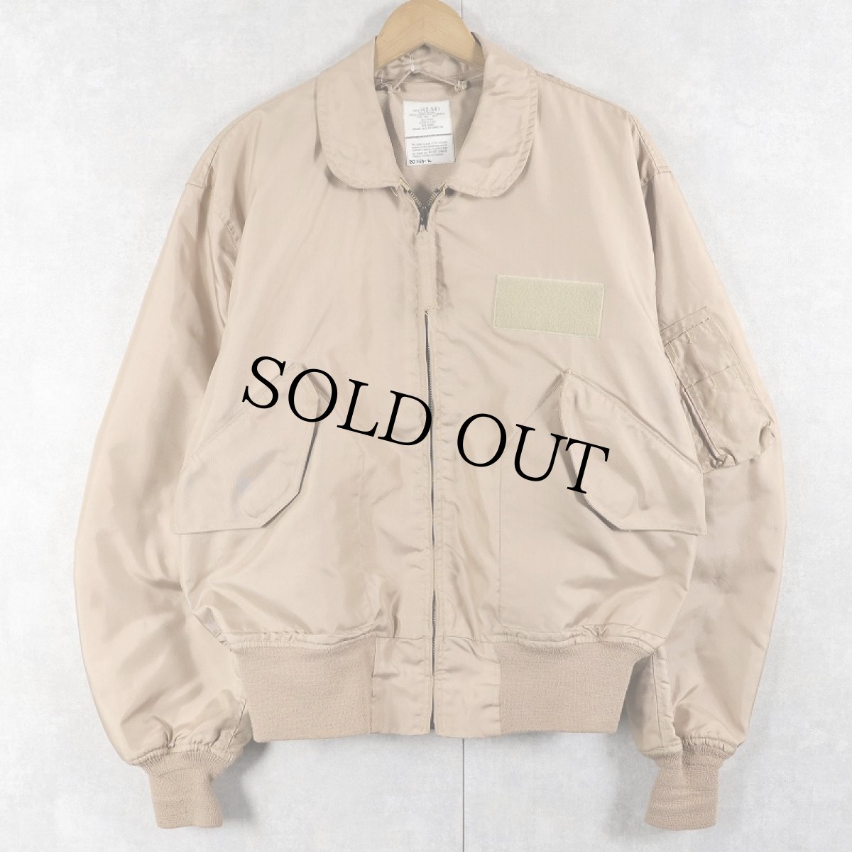 画像1: 2000's U.S.AIR FORCE CWU-36/P "TAN" フライトジャケット LARGE (1)