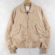 画像1: 2000's U.S.AIR FORCE CWU-36/P "TAN" フライトジャケット LARGE (1)