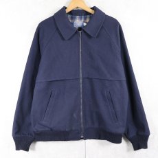 画像1: 70's PENDLETON USA製 ウールジップジャケット NAVY M (1)