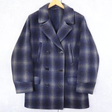 画像1: 〜40's King-O-Wear オンブレーチェック柄 ウールスポーツコート (1)