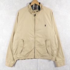 画像1: POLO Ralph Lauren "G-9 TYPE" リバーシブル コットンスイングトップ L (1)