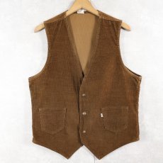 画像1: 70〜80's Levi's USA製 コーデュロイベスト M (1)