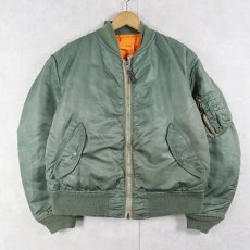 画像1: 民間品 ALPHA INDUSTRIES,INC. MA-1 フライトジャケット MEDIUM (1)