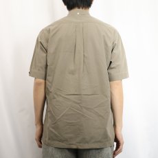 画像3: 60's CHI-THANH "VIET NAM" 猫目ボタン スーベニアボタンダウンシャツ (3)