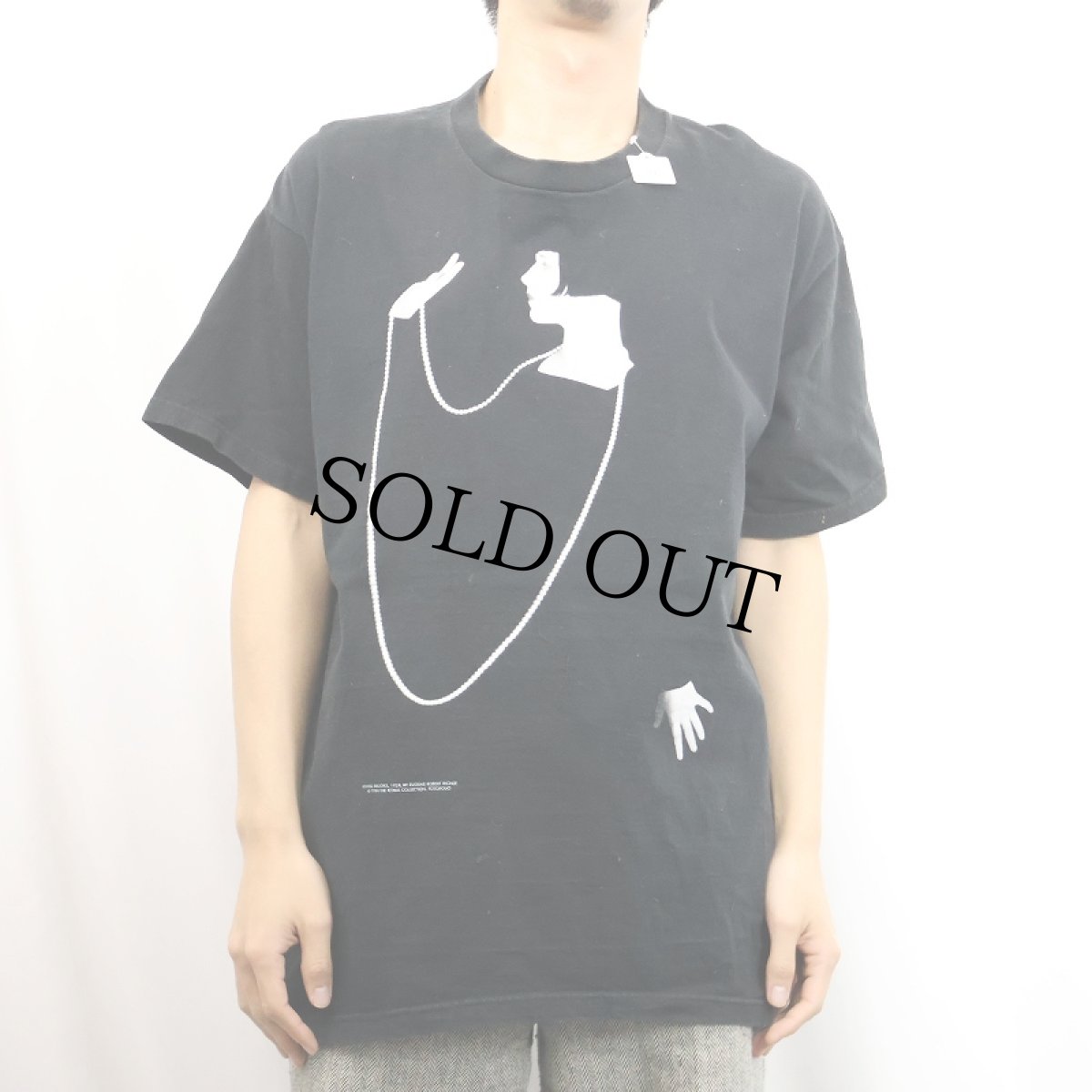 画像2: 90's〜 Louise Brooks　by FOTOFOLIO 女優プリントTシャツ BLACK XL (2)