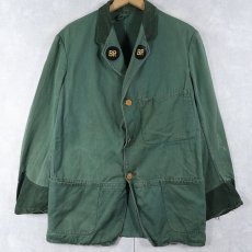 画像1: 40〜50's British Railways チェンジボタン ドライバーズジャケット (1)