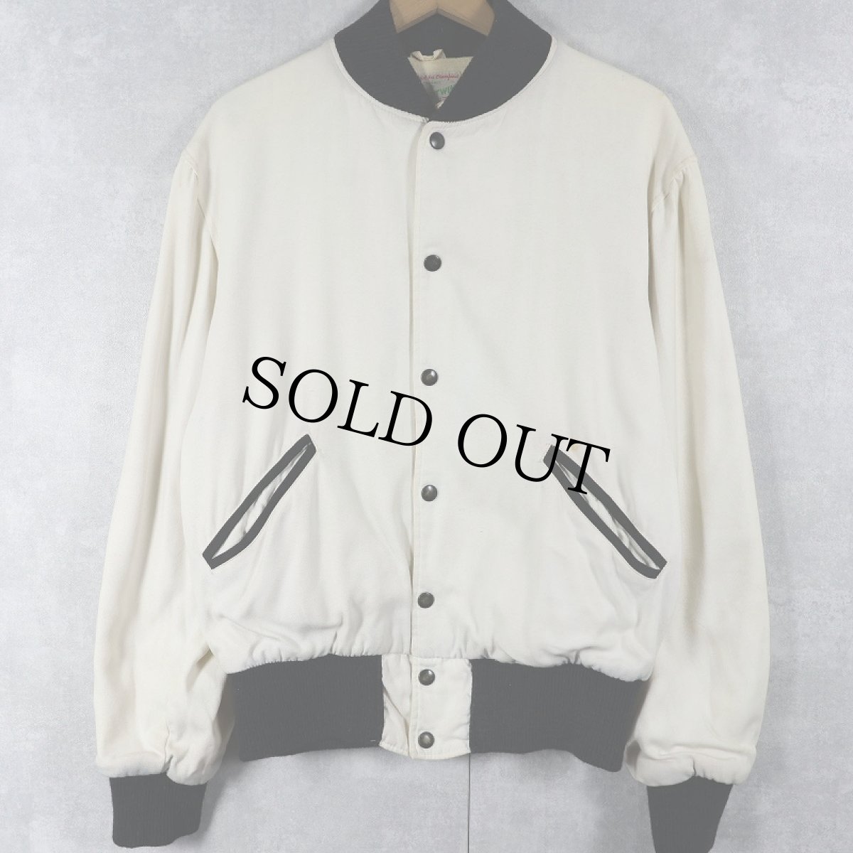 画像2: 50's Midwest by BUTWIN コットン×レーヨンスタジャン SIZE38 (2)